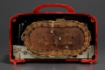 Marbled Oxblood Red Emerson EP-375 ’5+1’ Catalin Radio with Handle